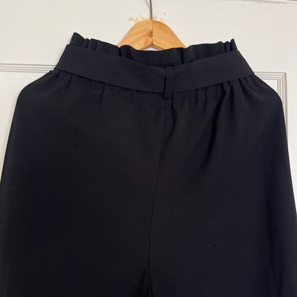 Anthropologie Elodie Wide Leg Trousers with Paperbag Tie Waist | Size Medium - Picture 5 of 7